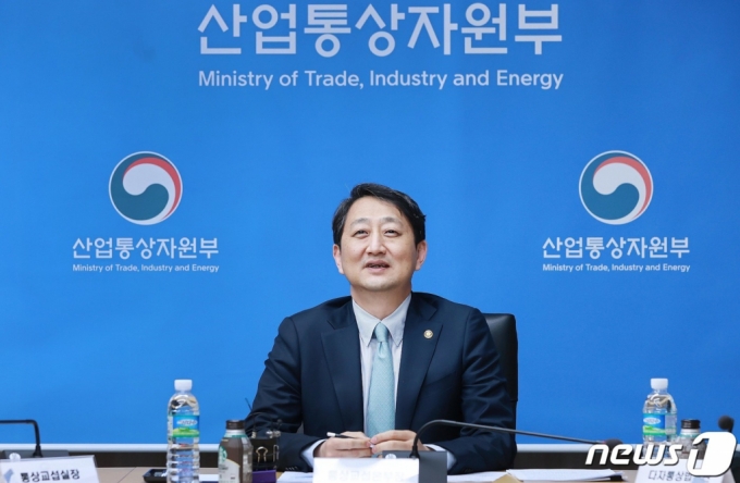(서울=뉴스1) = 안덕근 산업통상자원부 통상교섭본부장/뉴스1  Copyright (C) 뉴스1. All rights reserved. 무단 전재 및 재배포 금지.
