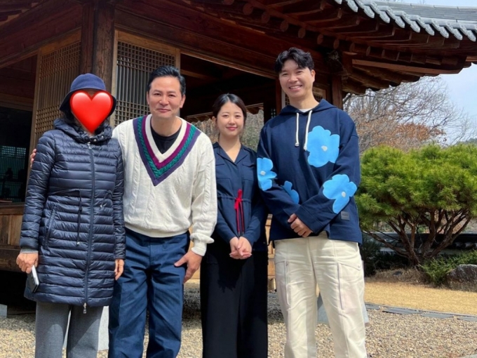 방송인 박수홍 김다예 부부와 강사 김창옥./사진=김다예 인스타그램