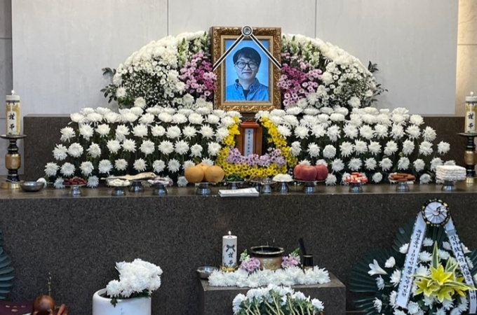 故 이우영 작가 영정./사진제공=웹툰협회