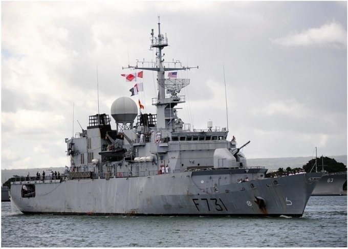 2014년 림팩 훈련에 참여 중인  프랑스 해군 프레리알(Prairial)함. /사진제공=미 해군 