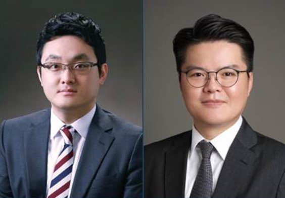 (왼쪽부터)율촌 토큰증권 TF를 이끄는 김익현, 김시목 변호사/사진=법무법인 율촌