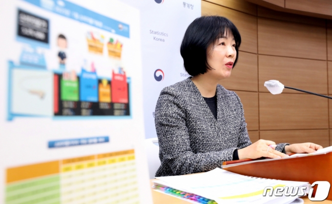 (세종=뉴스1) 김기남 기자 = 김보경 통계청 경제동향통계심의관이 2일 세종시 정부세종청사에서 2023년 1월 소비자물가 동향을 발표하고 있다. 2023.2.2/뉴스1 Copyright (C) 뉴스1. All rights reserved. 무단 전재 및 재배포 금지.