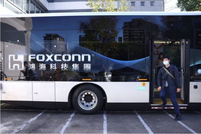 대만 폭스콘 전기버스 모델 'E-버스' /로이터=뉴스1