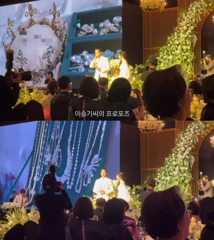 lee seung gi and lee da in wedding
