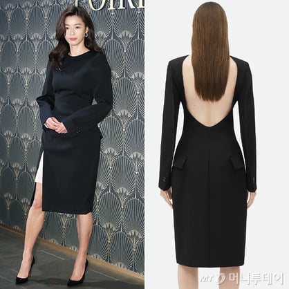 '부동산만 1900억' 전지현, 킬힐+푹 파인 드레스로 외출…'깜짝'