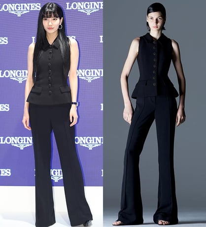 수지, 미모 빛낸 '슬림' 올블랙 패션…모델 룩 완벽 재현 '감탄'