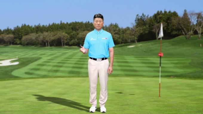 SK텔레콤 오픈 2023에 등장하는 'AI 최경주' 공동집행위원장. /사진제공=SKT