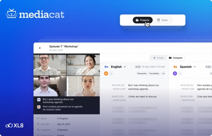 Ai 영상번역' 엑스엘에이트, 미디어캣 2.0 발표…