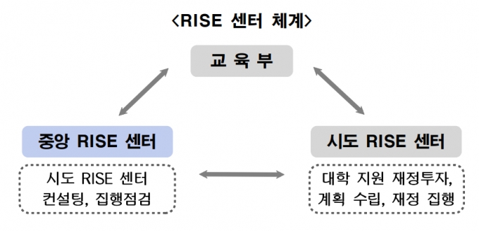 한국연구재단은 학술진흥본부 내 &#039;지역혁신중심 대학지원체계&#039;(RISE) 센터가 설치된다고 밝혔다. / 사진=한국연구재단