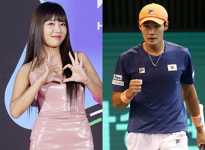 유빈, '韓 테니스 간판' 권순우와 열애…9살차 커플 탄생 - 머니투데이 유빈, '韓 테니스 간판' 권순우와 열애…9살차 커플 탄생 - 머니투데이