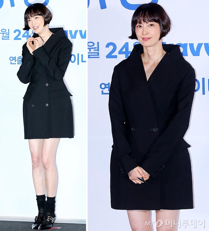 배우 이나영이 지난 23일 서울 용산구 CGV 용산아이파크몰에서 열린 웨이브 오리지널 드라마 &#039;박하경 여행기&#039; 기자 간담회에 참석했다./사진=뉴스1, 김창현 기자 chmt@