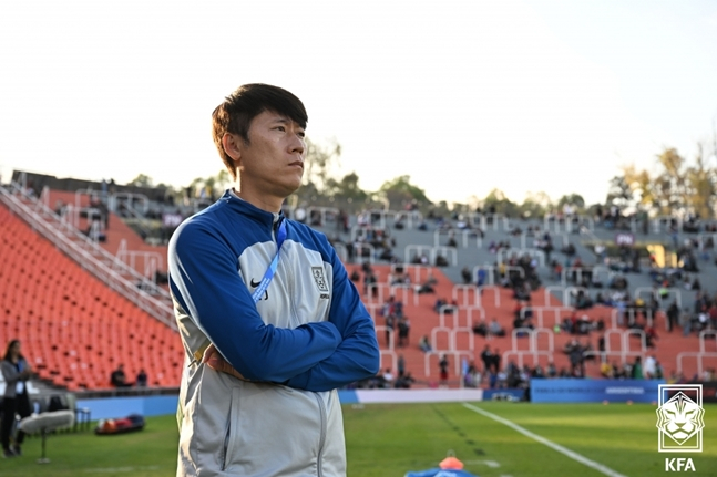 한국 U-20 축구대표팀 김은중 감독. /사진=대한축구협회