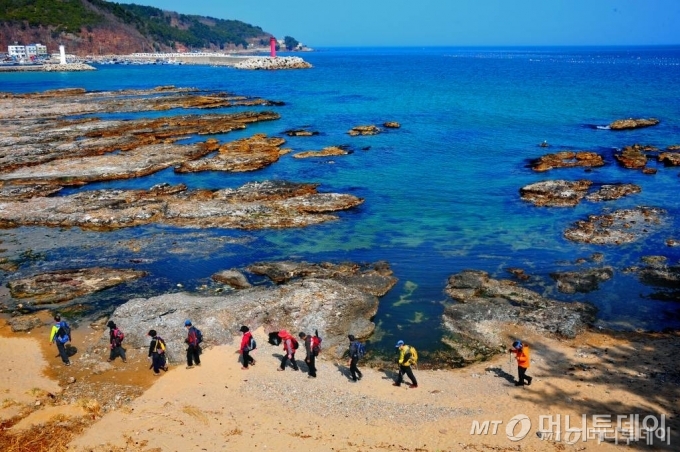 코리아 둘레길을 걸으면서 볼 수 있는 풍경. 동해안을 따라 걷는 해파랑길 구간 중 21코스인 경북 영덕군의 풍경이다./사진= 한국관광공사