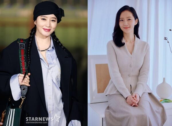 '밀수'의 김혜수(왼쪽)와 염정아. 사진=스타뉴스DB, 롯데엔터테인먼트