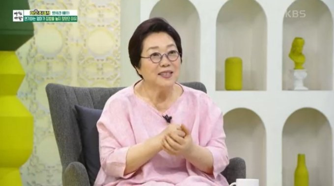 배우 양희경 /사진=KBS 1TV '아침마당' 방송화면 캡처