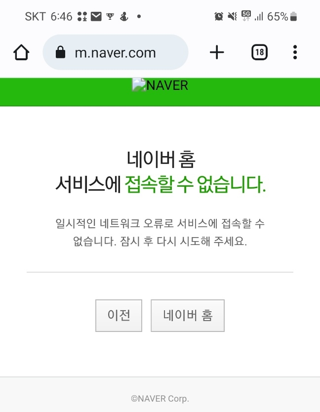 /사진=네이버 모바일웹 캡처