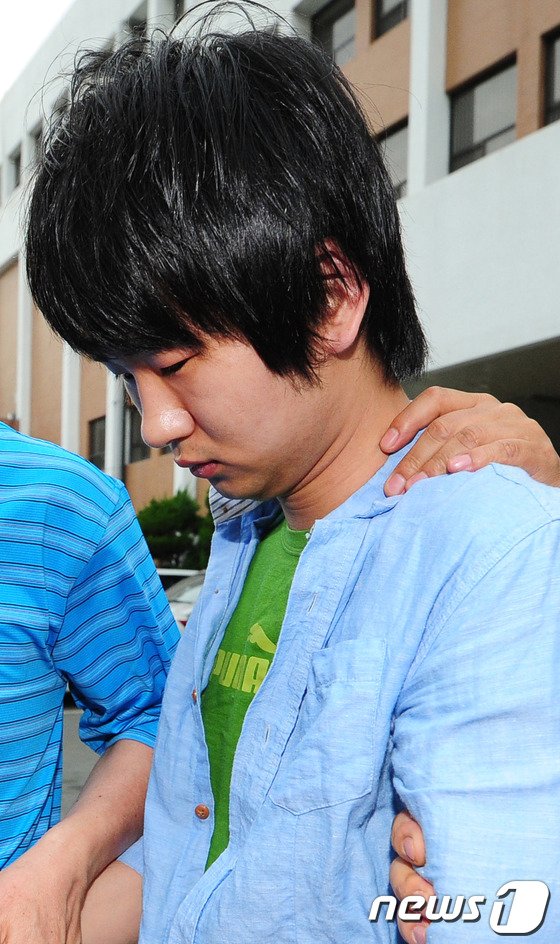 2013년 6월1일 대구에서 여대생을 때려 살해한 조명훈(25)이 긴급체포됐다. /사진=뉴스1