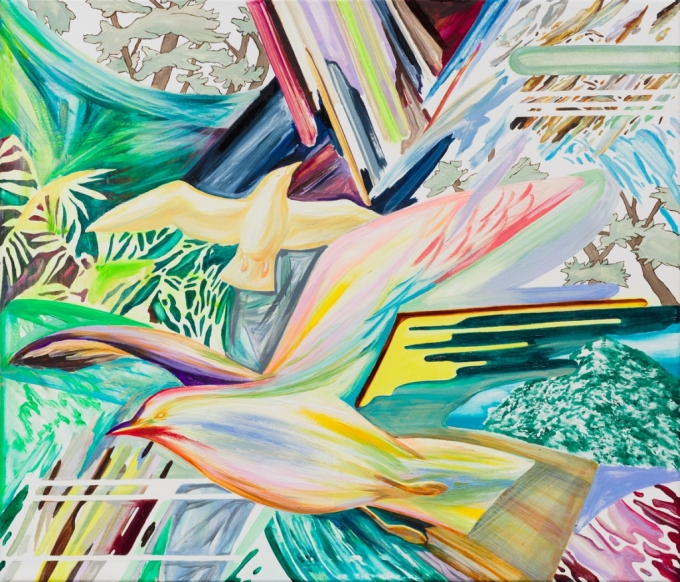 , Flutter of new days, 2023, Oil on canvas, 45.5x33.4cm/= Ʈ1