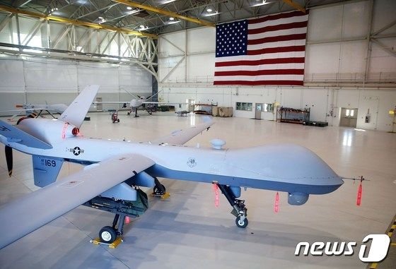 미국 공군의 무인기(UAV·드론) &#039;MQ-9&#039; 자료사진. /AFP=뉴스1