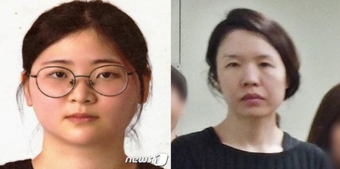 부산경찰청은 지난 1일 신상정보 공개심의위원회를 열고 '부산 또래 살인' 사건 피의자의 신상을 공개했다. 이름은 정유정, 나이는 1999년생이다. 사진은 정유정(왼쪽)과 2019년 전 남편을 살해한 고유정./사진=뉴스1
