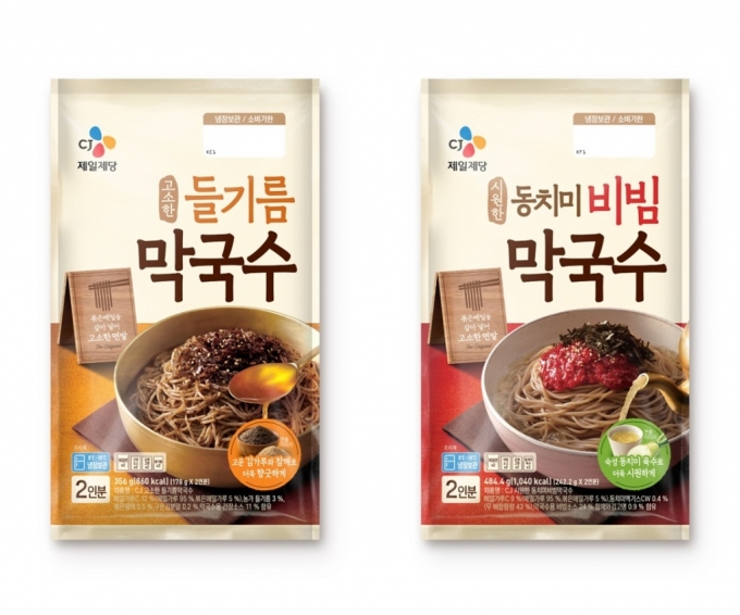 CJ제일제당, 메밀 막국수로 여름 계절면 시장 공략