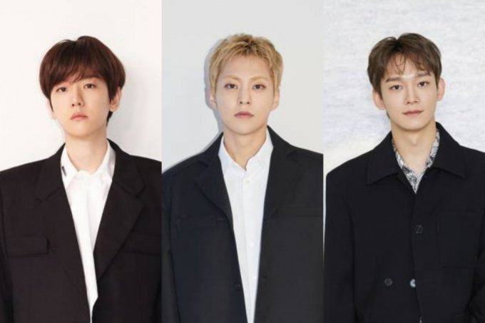 (왼쪽부터) 엑소 백현, 시우민, 첸 /사진=머니투데이 DB