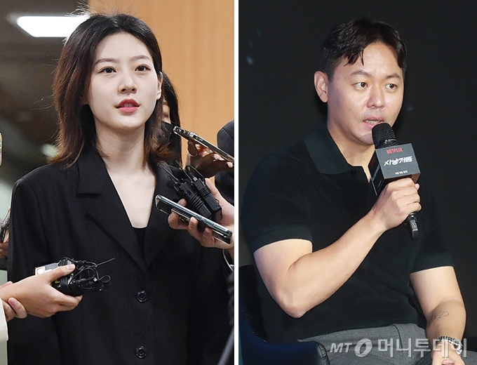 배우 김새론, 감독 김주환 /사진=이동훈 기자