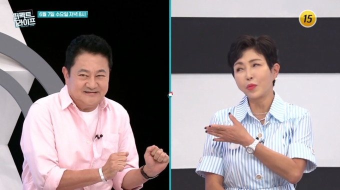 배우 박준규, 진송아 부부./사진=TV조선 &#039;퍼펙트 라이프&#039; 예고 영상