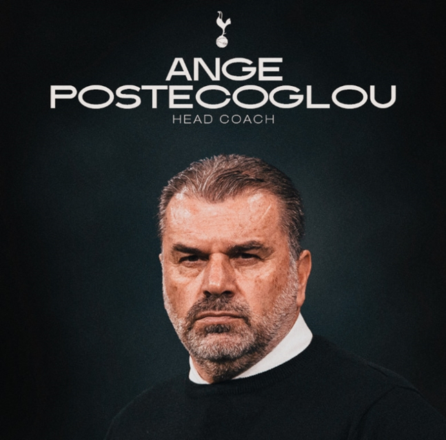 SON을 이끌 새 감독' 포스테코글루, 새 유니폼 들고 첫인사 "위대한 토트넘서 여정 기대된다" - 머니투데이