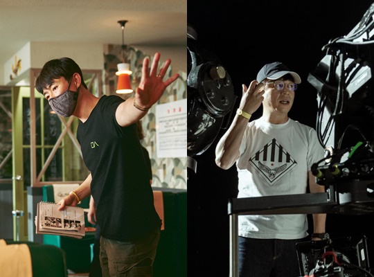 류승완(왼쪽)과 김용화/사진=NEW(밀수), CJ ENM(더 문)