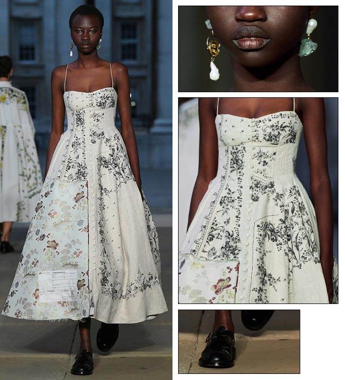 어덤 2023 S/S 컬렉션 쇼./사진=어덤(Erdem) /편집=이은 기자