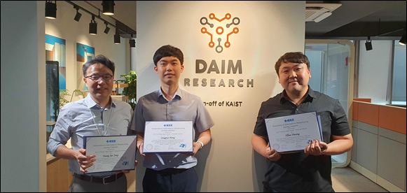 (왼쪽부터) KAIST 산업및시스템공학과 장영재 교수,  홍상표 박사, 황일회 박사/사진=KAIST
