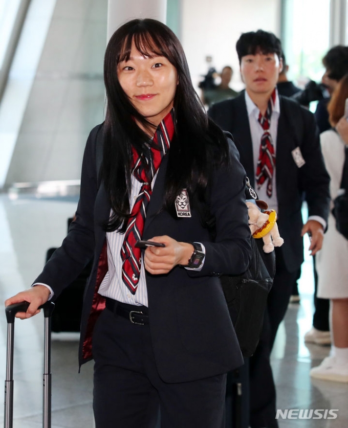 한국 여자 축구대표팀 장슬기. /사진=뉴시스