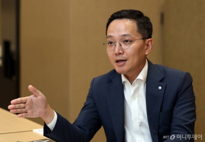 이병화 신한투자증권 연구원 인터뷰 /사진=이기범 기자 leekb@