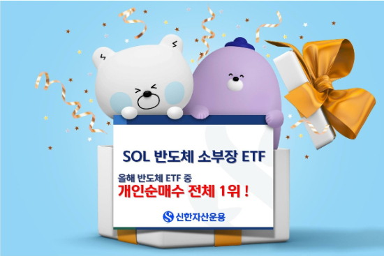 개미가 꽂힌 반도체 ETF...'SOL 반도체소부장Fn' 순매수 1위