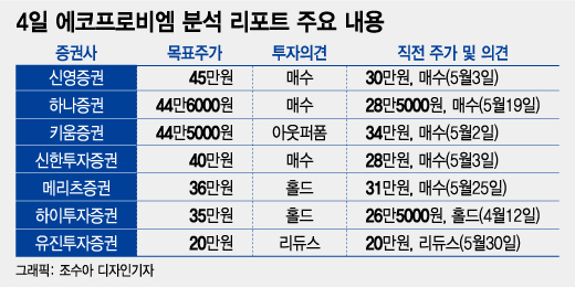 '반토막 목표가' 또 나왔다…에코프로비엠 3개월 만에 쏟아진 리포트