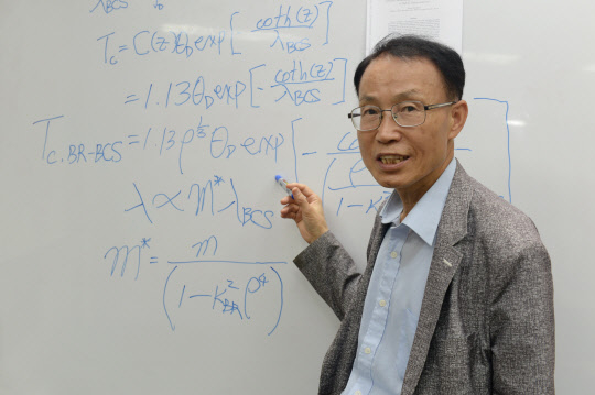 김현탁 미국 윌리엄&amp;메리대 연구교수가 지난 3일 머니투데이와 인터뷰에서 &quot;저는 오래 전 이것(LK-99)이 초전도체가 맞다고 검증을 끝냈다&quot;며 &quot;저는 초전도 현상을 설명하고 있고, &#039;풀지 않았나&#039;라고 생각하지만, 학계에 확산되는데는 긴 시간이 필요하다&quot;고 주장했다. / 사진제공=한국전자통신연구원(ETRI)
