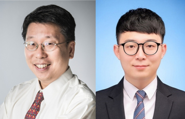 왼쪽부터 이용구 광주과학기술원(GIST) 기계공학부 교수와 이성재 GIST 기계공학부 박사생. / 사진=광주과학기술원(GIST)