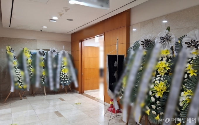 21일 서울 구로구의 한 장례식장. / 사진=김지은 기자 
