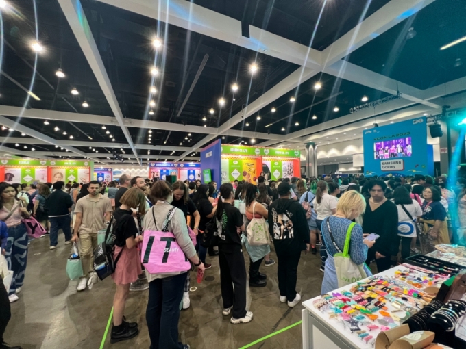 KCON 행사장./사진=협력재단 제공