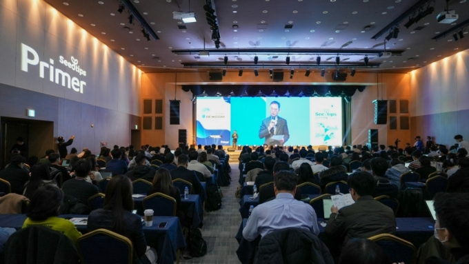 지난 2월 28일 개최된 프라이머 21기 데모데이 현장 /사진=프라이머 제공