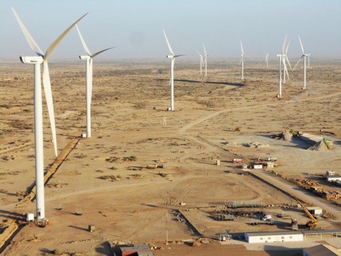 DL에너지가 보유하고 있는 파키스탄 메트로 풍력 발전 단지 전경. /사진제공=DL그룹