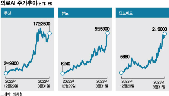 6240원→5만5900원…배터리 부럽지 않은 의료AI, Go? Stop?