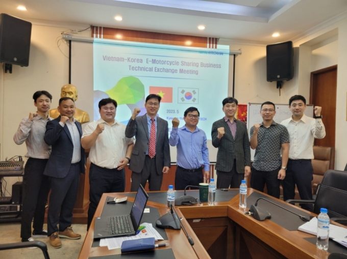 한국생산기술연구원이 최근 베트남 산업부와 전기이륜차 배터리 공유 스테이션(정류장) 공동연구와 실증을 위한 업무협약을 체결했다. / 사진=한국생산기술연구원