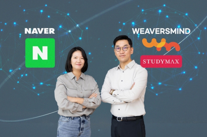 최수연 네이버 대표(왼쪽)와 정성은 위버스마인드 대표가 업무협약을 체결했다. /사진=위버스마인드