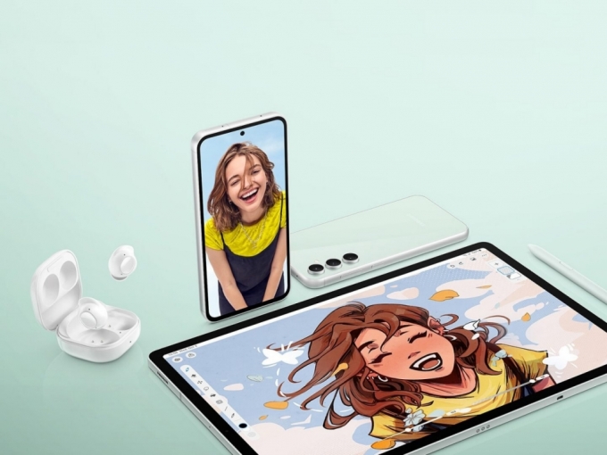 갤럭시S23 FE 홍보 이미지 유출본./사진=SAMMOBILE