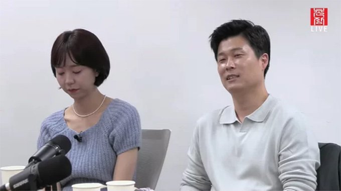 (왼쪽부터 순서대로) '나는솔로' 16기 최종 커플이 된 현숙·영식(모두 가명). /사진=유튜브 채널 '촌장엔터테인먼트TV' 영상