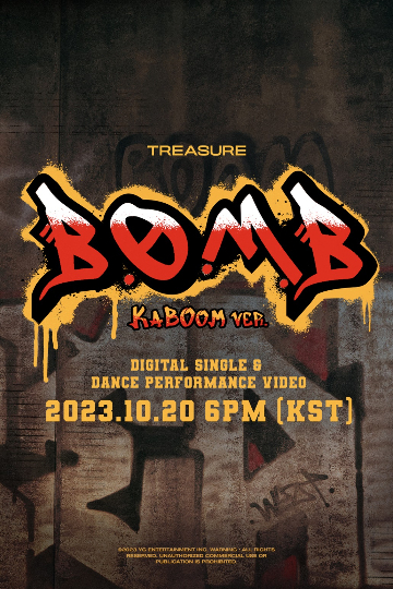 YG 트레저, 후속곡 'B.O.M.B' 10월 20일 발매