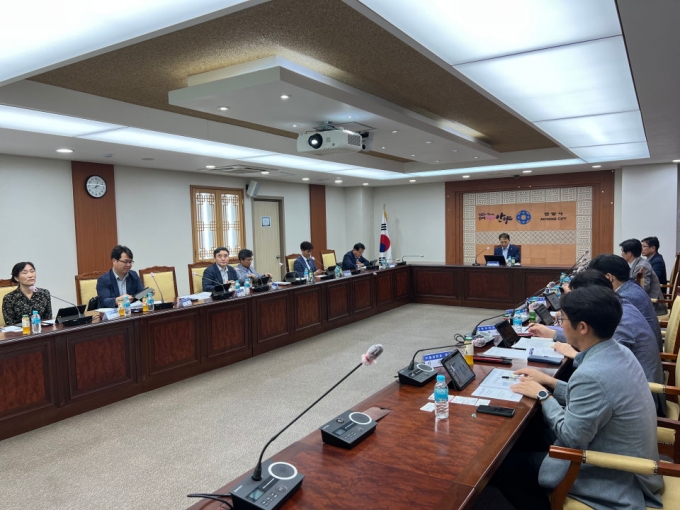 안양시가 16일 개최한 '물순환 기본계획' 수립을 위한 연구 용역 착수보고회./사진제공=안양시