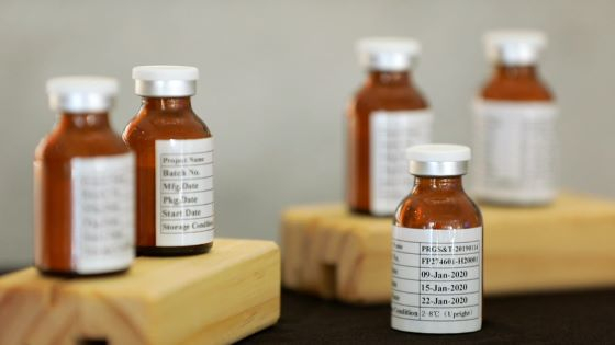 PRG S&amp;T 소아조로증 치료후보물질 프로제리닌(Progerinin(SLC-D011) 현탁액 시제품